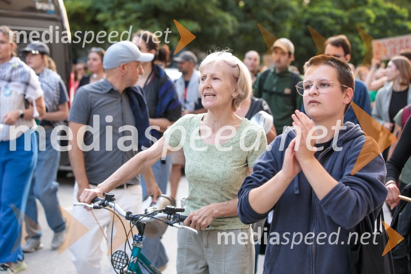 Protest civilne družbe Gaza strada, kaj dela vlada!?