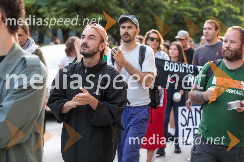 Protest civilne družbe Gaza strada, kaj dela vlada!?