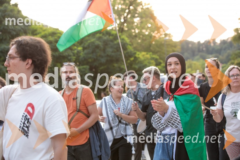 Protest civilne družbe Gaza strada, kaj dela vlada!?