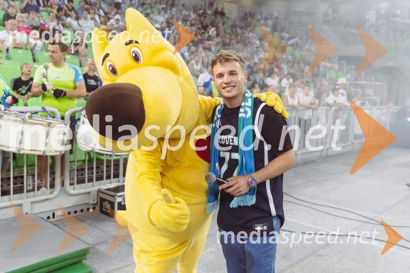  Klemen Kopina, speaker, MCSlovenija : Nemčija, Košarka