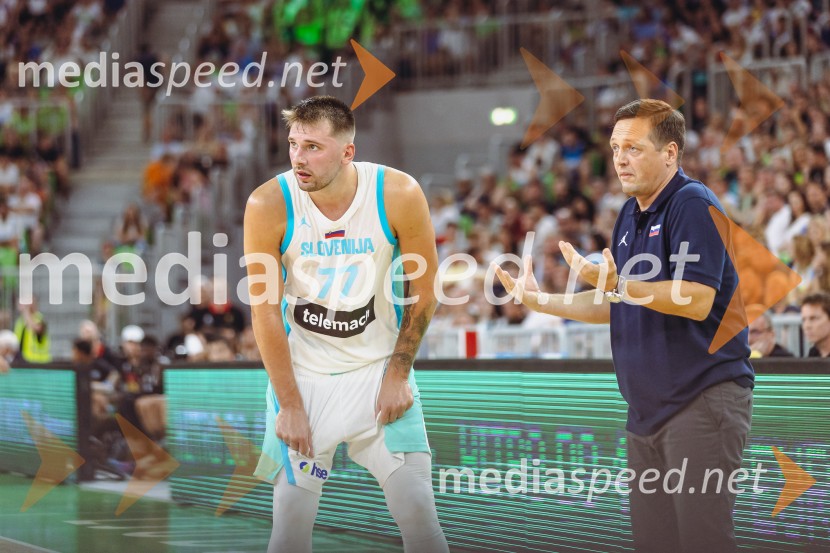  Luka  Dončić, košarkar;  Aleksander Sekulić, selektor  košarkaške reprezentanceSlovenija : Nemčija, Košarka