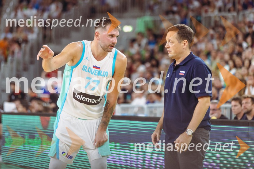  Luka  Dončić, košarkar;  Aleksander Sekulić, selektor  košarkaške reprezentanceSlovenija : Nemčija, Košarka