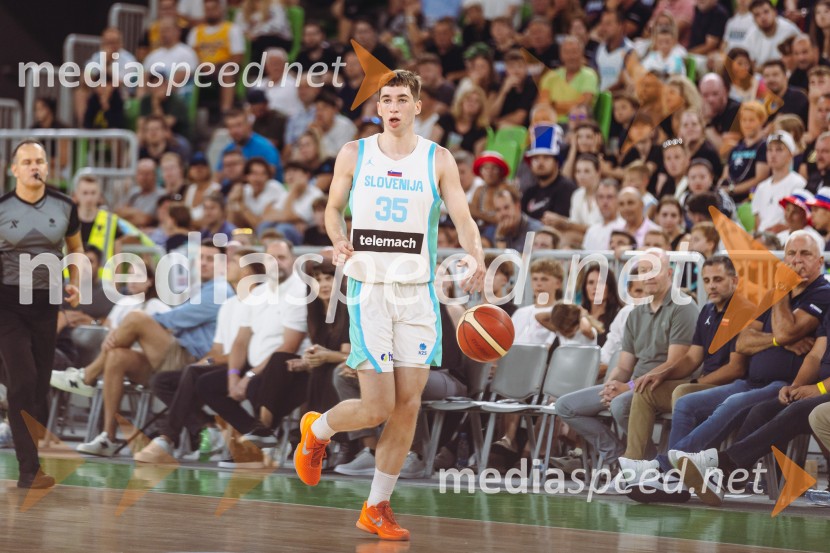  Žan Smrekar, košarkarSlovenija : Nemčija, Košarka