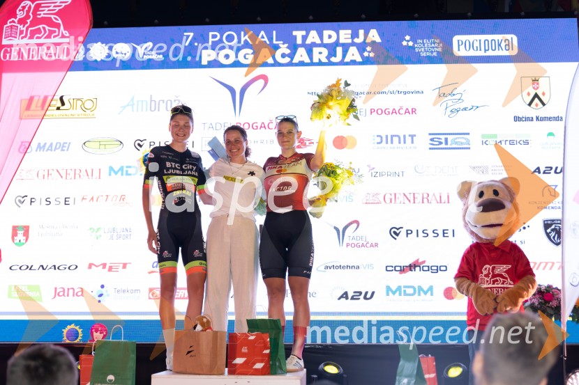  Špela Colnar, kolesarka;  Nika Bobnar, kolesarka;  Eva Potočnik, kolesarka7. Pokal Tadeja Pogačarja v Komendi