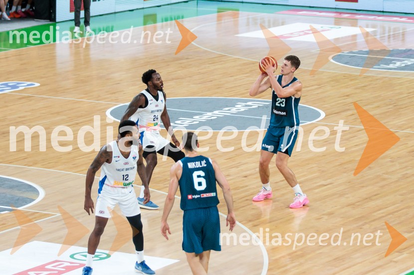 Prva zmaga Slovenije: Dončić blestel proti Veliki Britaniji