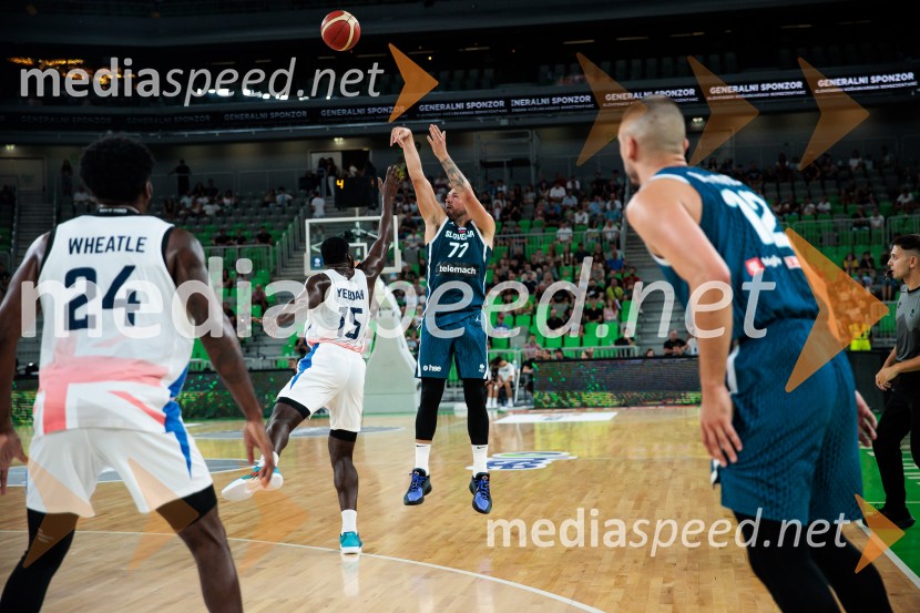 Prva zmaga Slovenije: Dončić blestel proti Veliki Britaniji