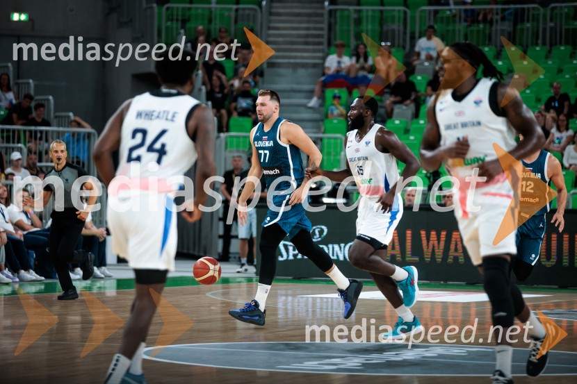 Prva zmaga Slovenije: Dončić blestel proti Veliki Britaniji