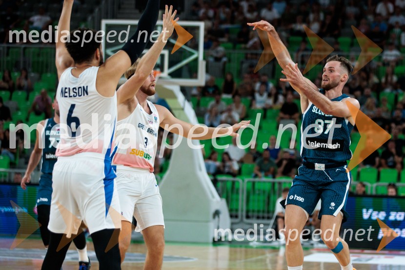  Leon Stergar, košarkarPrva zmaga Slovenije: Dončić blestel proti Veliki Britaniji