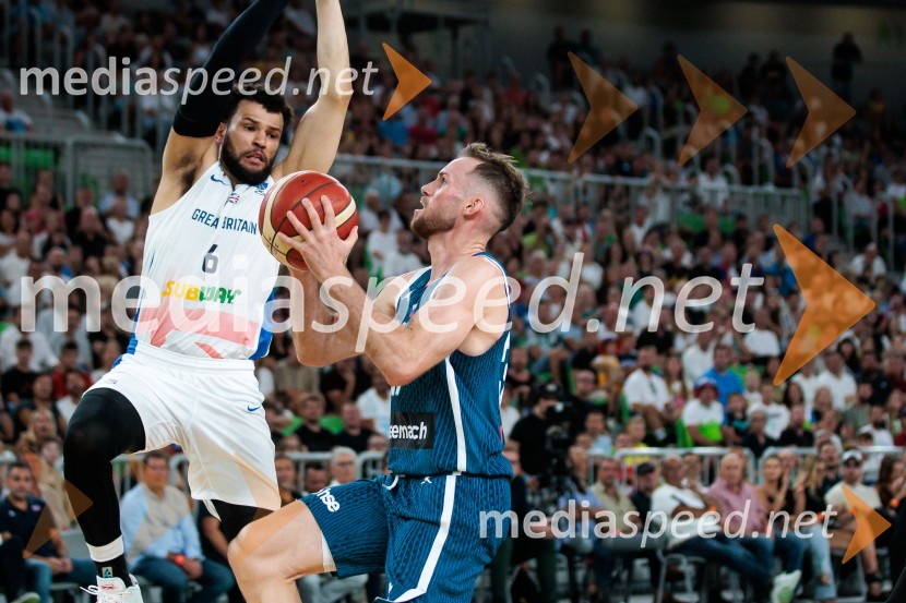 Prva zmaga Slovenije: Dončić blestel proti Veliki Britaniji