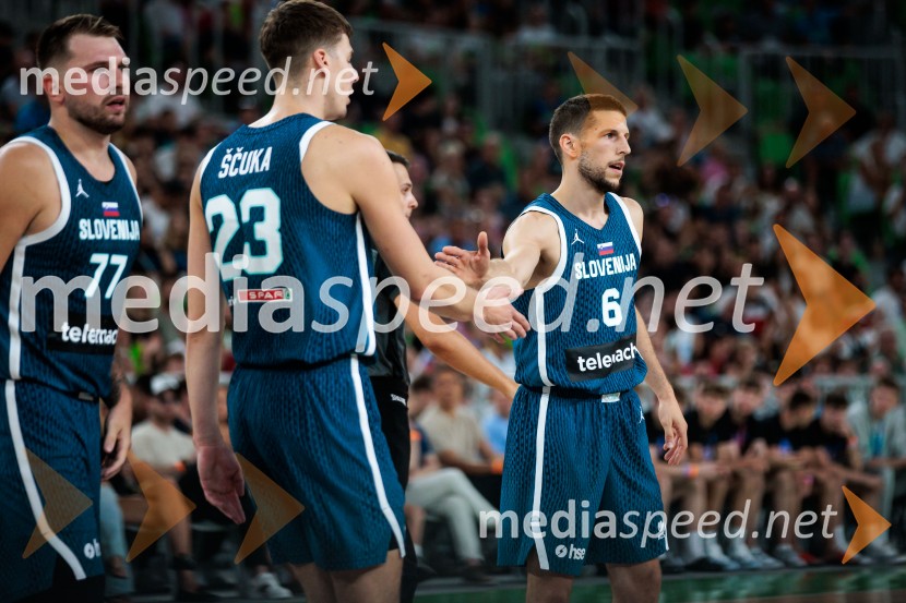  Luka  Dončić, košarkar;  Luka Ščuka, košarkar;  Aleksej  Nikolić, košarkarPrva zmaga Slovenije: Dončić blestel proti Veliki Britaniji