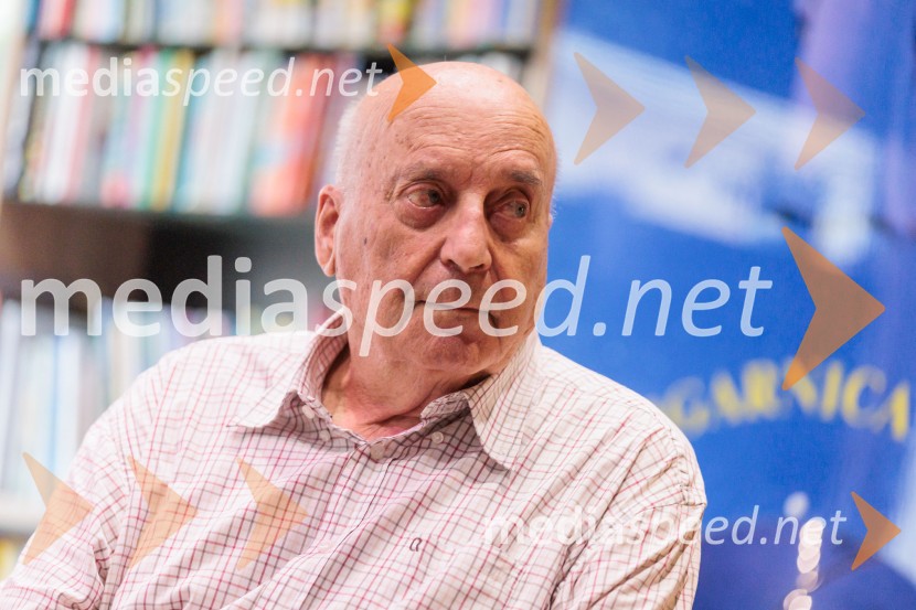  Ivo Daneu,  nekdanji košarkarNovinarska konferenca ob izidu knjige 77: Osrečenost v času Luke Dončića