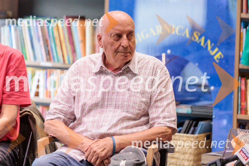  Ivo Daneu,  nekdanji košarkarNovinarska konferenca ob izidu knjige 77: Osrečenost v času Luke Dončića