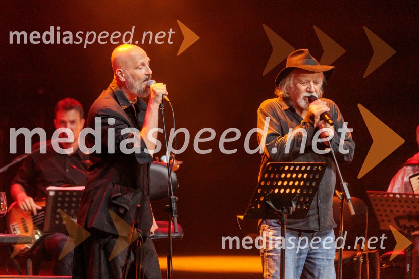  Damir Urban, hrvaški glasbenik, skladatelj;  Rade Šerbedžija, igralec, glasbenikRade Šerbedžija: Moj klobuk ima 3 luknje, Ljubljana Festival