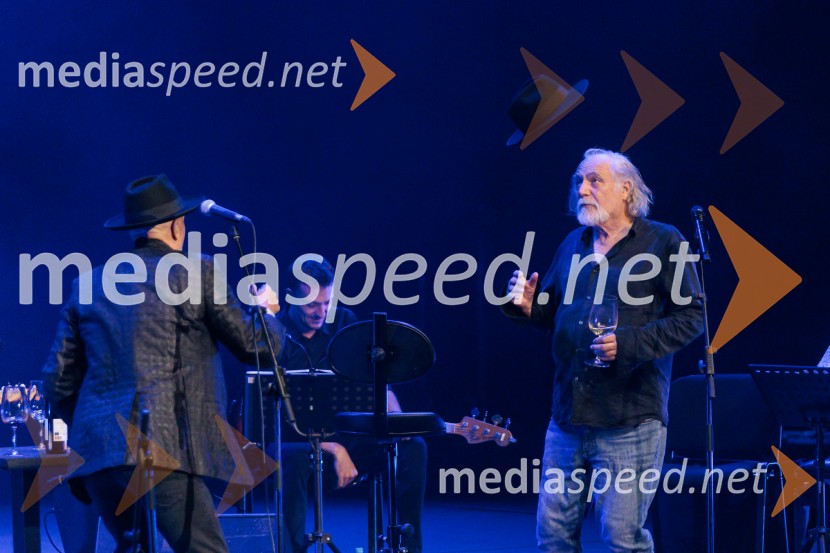  Vlado Kreslin, glasbenik;  Rade Šerbedžija, igralec, glasbenikRade Šerbedžija: Moj klobuk ima 3 luknje, Ljubljana Festival