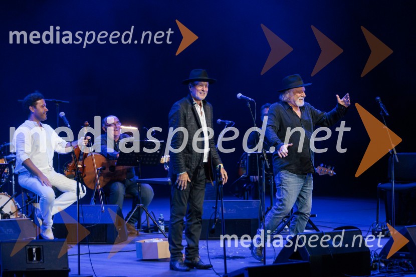  Vlado Kreslin, glasbenik;  Rade Šerbedžija, igralec, glasbenikRade Šerbedžija: Moj klobuk ima 3 luknje, Ljubljana Festival