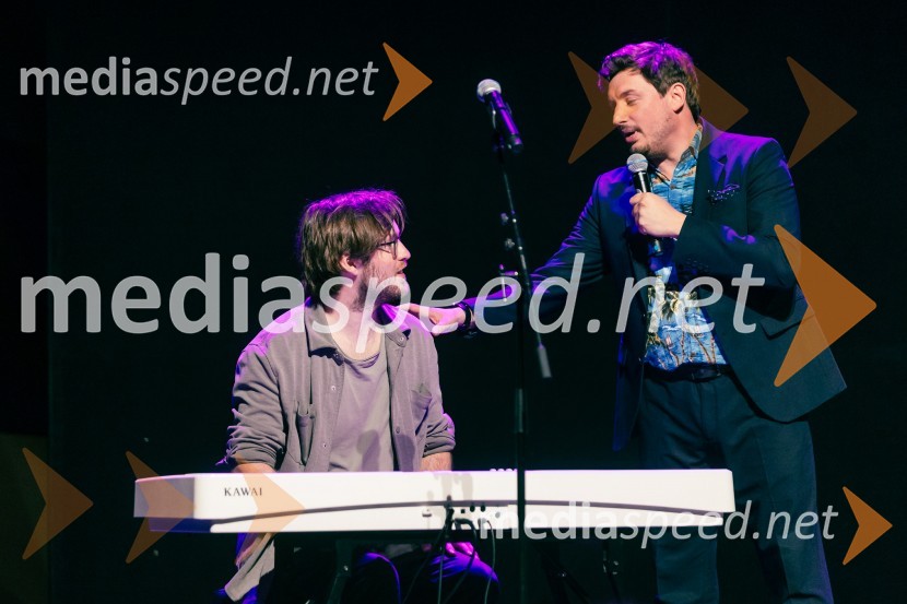  Leon Firšt, skladatelj;  Tin Vodopivec, stand up komikFestival Panč se je začel s slovenskim introm