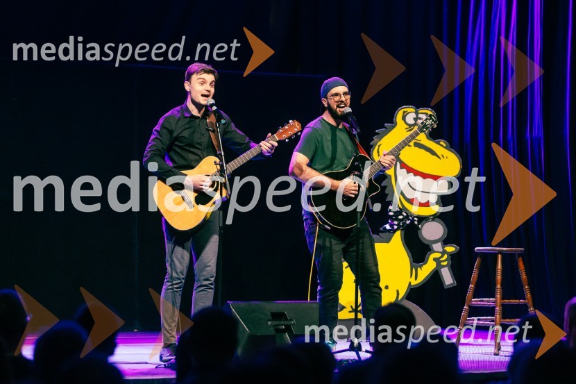  Jure Jamnik, komik;  Mark Džamastagić, komikFestival Panč se je začel s slovenskim introm