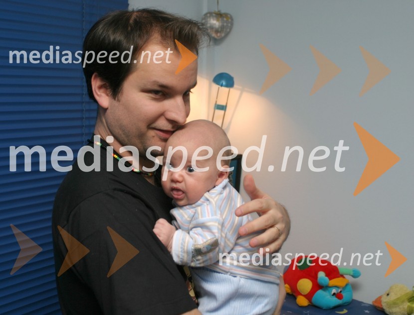 Zvone Tomac in sin NikoNatka Geržina in Zvone Tomac