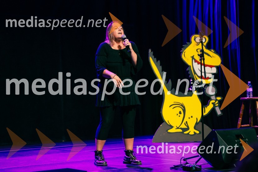  Irene Pahor, komičarkaFestival Panč se je začel s slovenskim introm