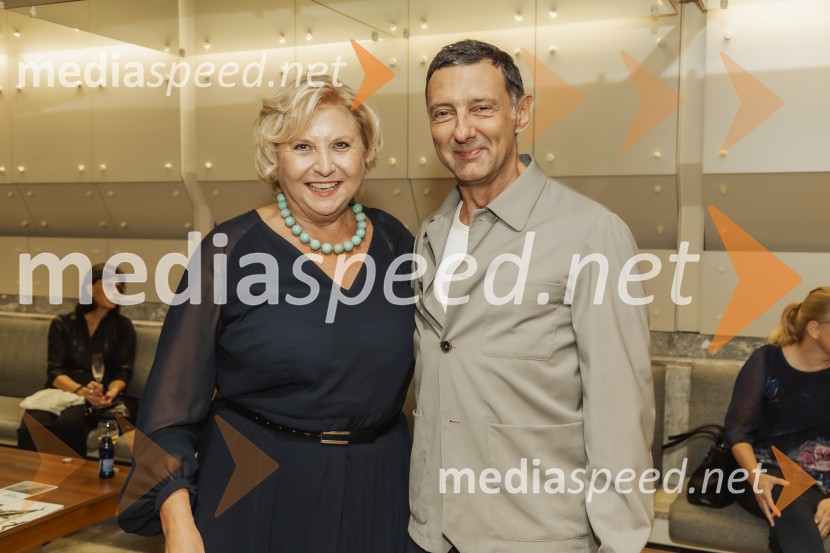 dr. Nelida Nemec, umetnostna kritičarka ;  Boštjan  Vuga, arhitektSvetlana Zaharova & Vadim Repin s prireditvijo Pas-De-Deux For Toes and Fingers