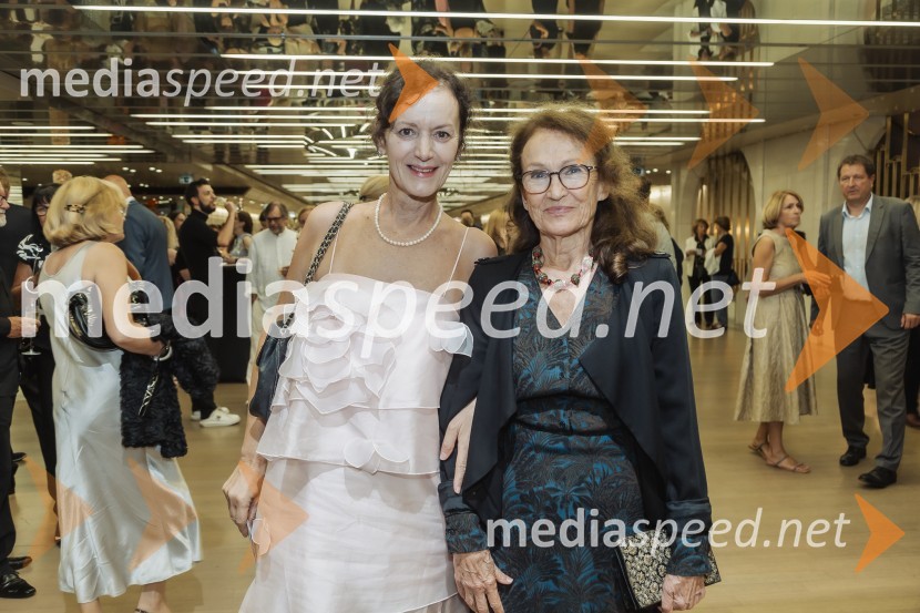 dr. Mateja Gaber, predsednica Akademskega zbora Filozofske fakultete;  Lane Stranić, nekdanja baletna plesalkaSvetlana Zaharova & Vadim Repin s prireditvijo Pas-De-Deux For Toes and Fingers