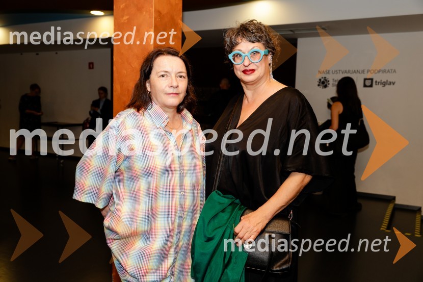  Tanja  Radež, oblikovalka;  Urška Comino, samozaposlena v kulturiMladi levi 2025, otvoritev festivala