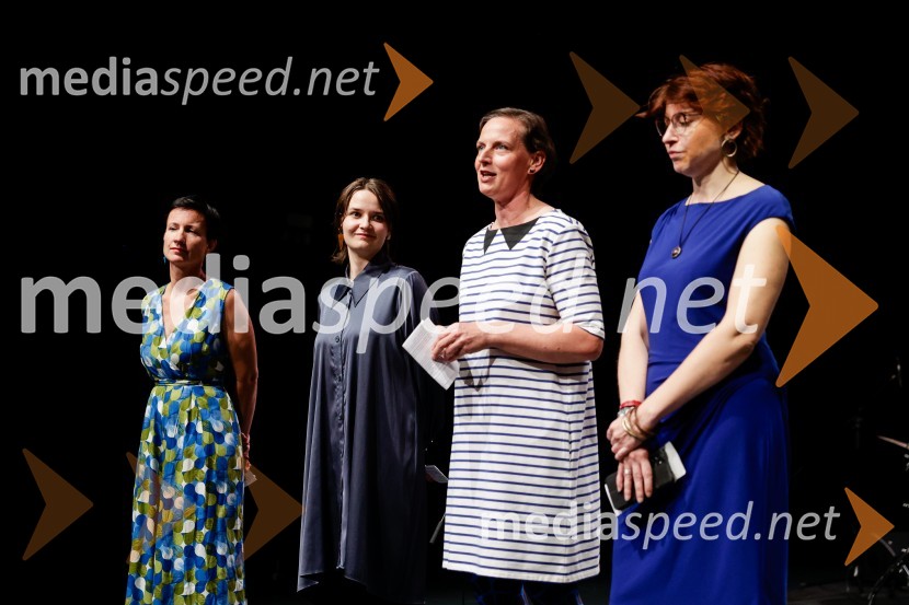  Maja Vižin, izvršna producentka festivala Mladi levi;  Klara  Drnovšek Solina, sokuratorica programa Mladi levi;  Alma  Redžić Selimović, direktorica Bunkerja;  Špela  Kopitar, vodja programa Stare elektrarneMladi levi 2025, otvoritev festivala