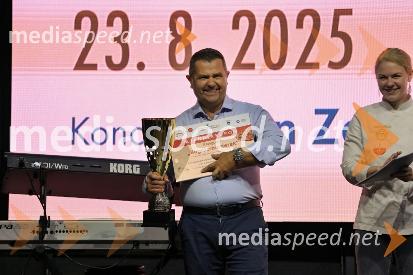  Janez Magyar, župan, Občina Lendava;  Miša Koplova, Masterchef Slovenija 2025, zmagovalka Bogračfest 2025: kulinarični vrhunec Festivala Vinarium