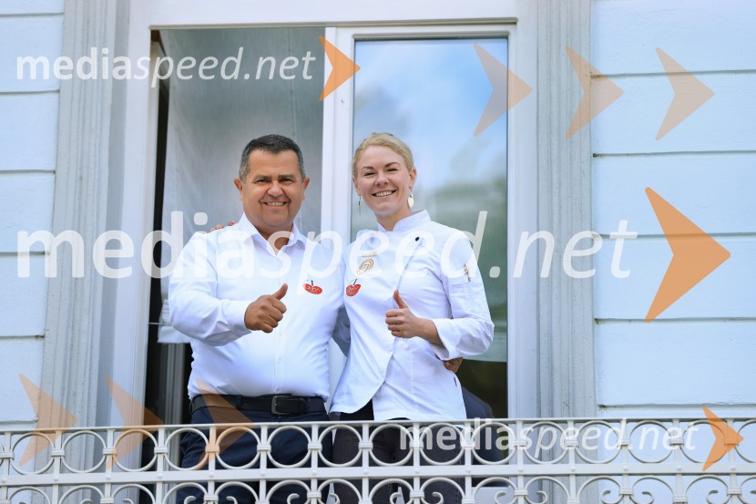 Janez Magyar, župan, Občina Lendava;  Miša Koplova, Masterchef Slovenija 2025, zmagovalka Bogračfest 2025: kulinarični vrhunec Festivala Vinarium