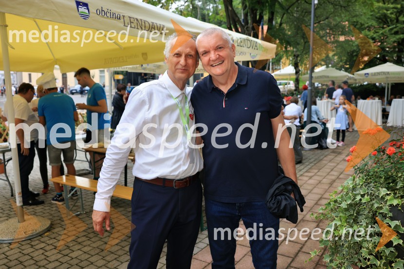  Gintautas Kevišas, pianist;  Igor Kolenko, predsednik komisije za Speedway, AMZSBogračfest 2025: kulinarični vrhunec Festivala Vinarium