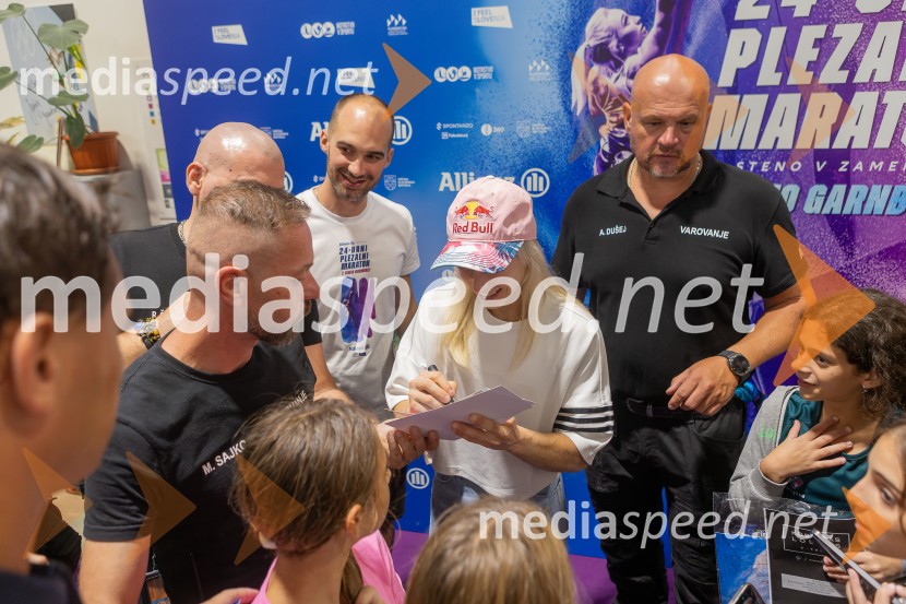  Janja Garnbret, športna plezalkaPlezalni maraton z Janjo Garnbret