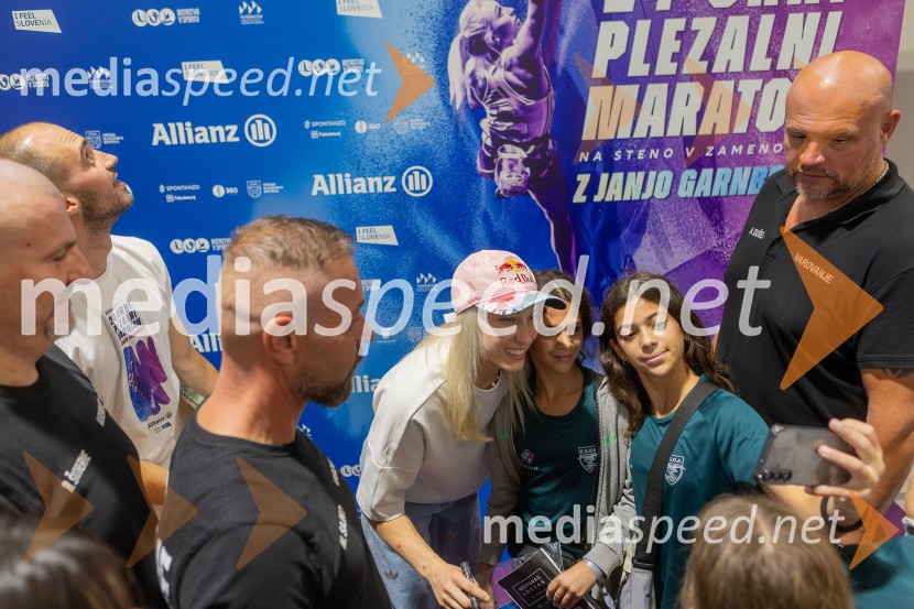  Janja Garnbret, športna plezalkaPlezalni maraton z Janjo Garnbret
