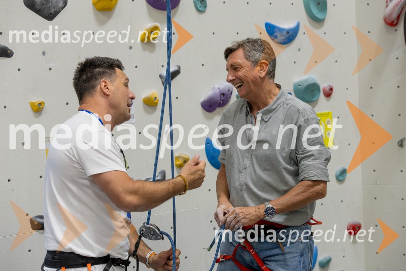  ... ;  Borut Pahor, nekdanji predsednik Republike SlovenijePlezalni maraton z Janjo Garnbret