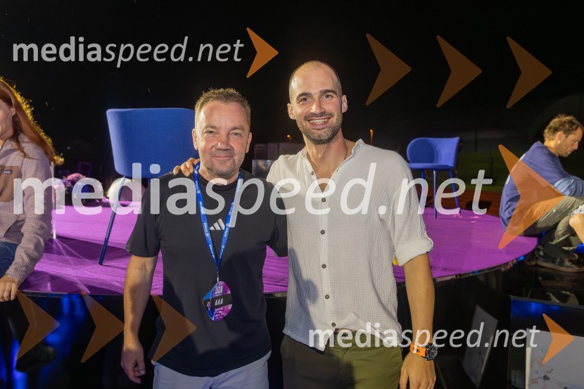  Roman Krajnik, trener Janje Garnbret;  Tilen Lamut, Elevatum sports, odnosi z javnostmi, športni komentatorPlezalni maraton z Janjo Garnbret