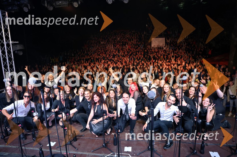 Perpetuum Jazzile navdušili na Letnem odru Ruše