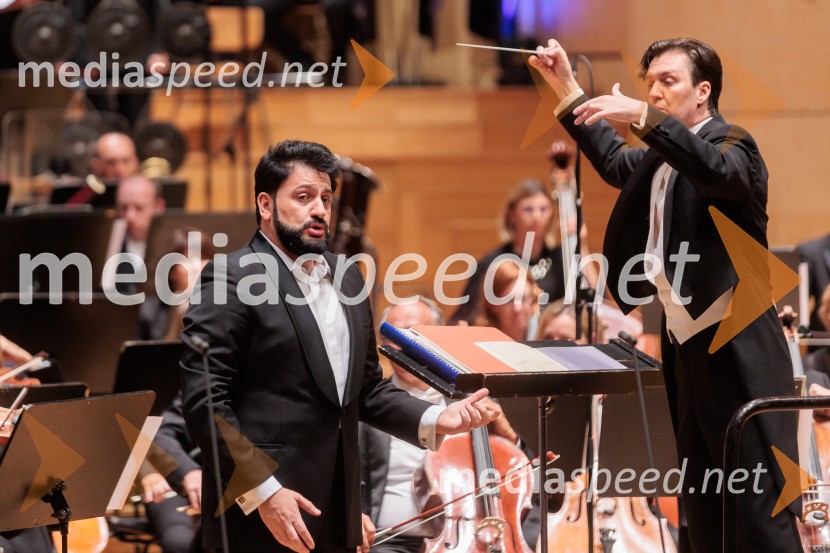  Jusif Ejvazov, tenor;  Denis Vlasenko, dirigentVečer Puccinijeve glasbe, Ljubljana Festival