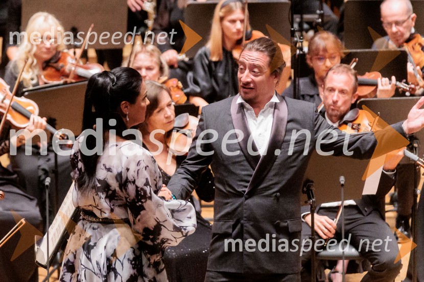  Anna Netrebko, sopranistka;  ... Večer Puccinijeve glasbe, Ljubljana Festival