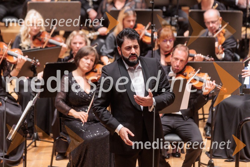  Jusif Ejvazov, tenor;  Magdalena Tovornik, nekdanja mariborska županjaVečer Puccinijeve glasbe, Ljubljana Festival