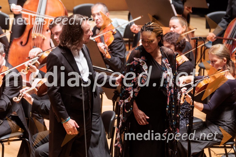  Jérôme Boutllier, operni pevec;  Pumeza Matshikiza, operna pevkaVečer Puccinijeve glasbe, Ljubljana Festival