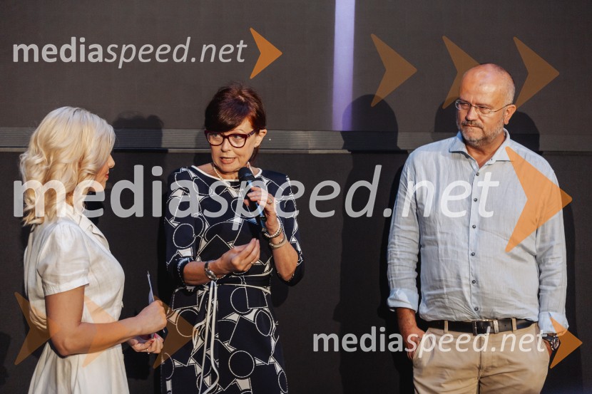  Suzana  Kozel, voditeljica, Jutro na Planetu;  Saša  Einsiedler, mentorica za uspeh;  Zlatko BojanovićEkskluzivna premiera šova Poroka na prvi pogled