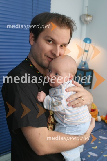 Zvone Tomac in sin NikoNatka Geržina in Zvone Tomac