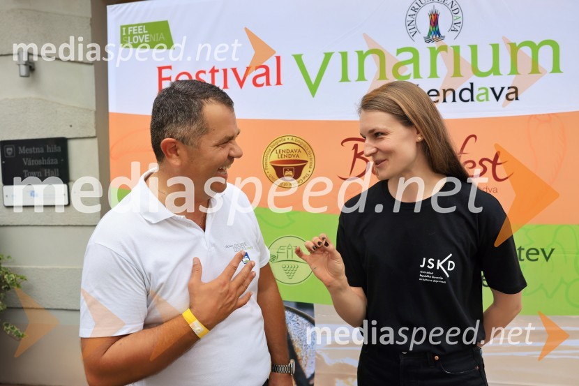  Janez Magyar, župan, Občina Lendava;  Nika Škof, predstavnica Javnega sklada Republike Slovenije za kulturne dejavnosti46. Lendavska trgatev 2025