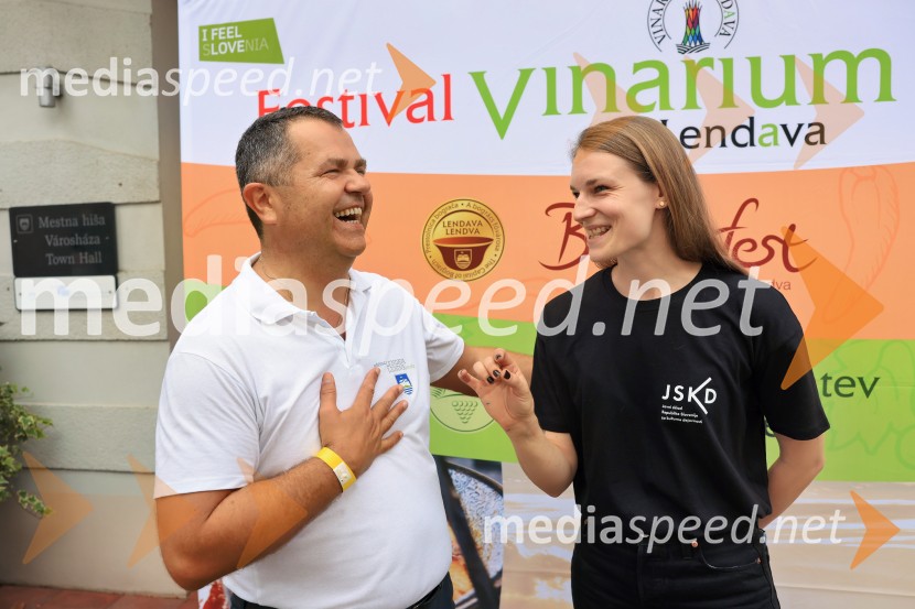  Janez Magyar, župan, Občina Lendava;  Nika Škof, predstavnica Javnega sklada Republike Slovenije za kulturne dejavnosti46. Lendavska trgatev 2025