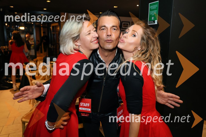  Katja Gregorec, moderatorka Radio Maribor;  Rok Ferengja, pevec, Rok'n band;  Natalija Veronik, moderatorka, Radio CityRadio City 30 let z velikim koncertom pod Pohorjem