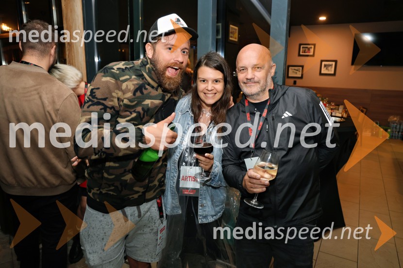  David Gorinšek, moderator Radio City;  ... ;  Tomaž Trop, član skupine TabuRadio City 30 let z velikim koncertom pod Pohorjem