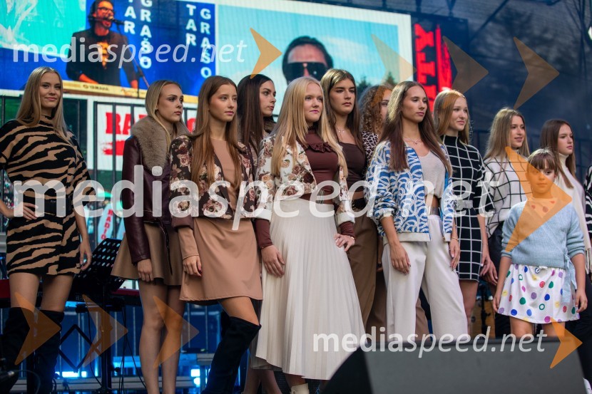  Rebeka Predan, manekenka;  ... ;  ... ;  Lara  Cekič, model;  ... ;  Ana  Vidovič, model;  ... ;  ... ;  ... ;  ... Radio City 30 let z velikim koncertom pod Pohorjem