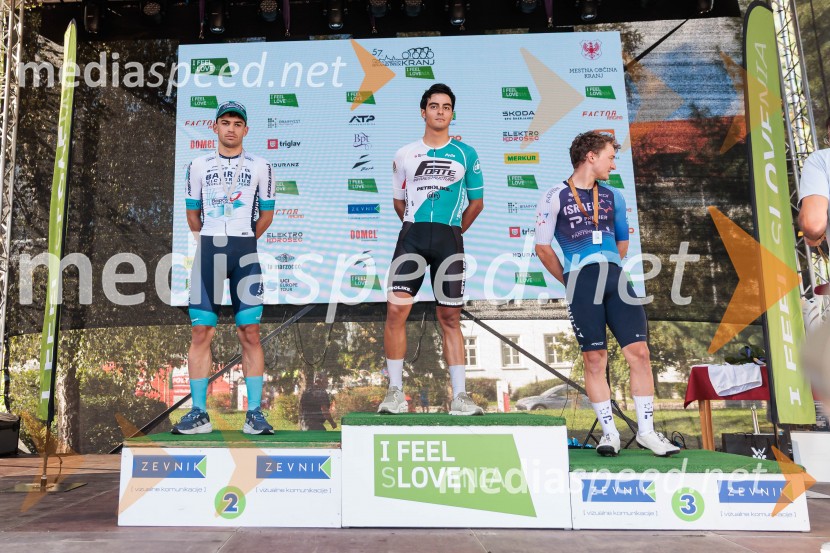  Thomas Capra, kolesar;  José Juan Prieto, kolesar;  Riley Pickrell, kolesar57. Velika nagrada Kranja, najstarejša slovenska kolesarska dirka