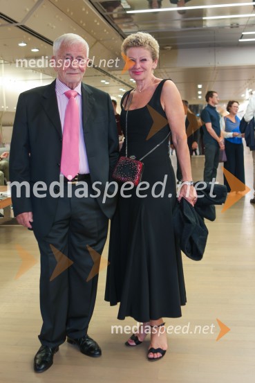 dr. Peter  Čeferin, pravnik, pisatelj;  Rija ČičOpera Tosca Giacoma Puccinija, Ljubljana Festival