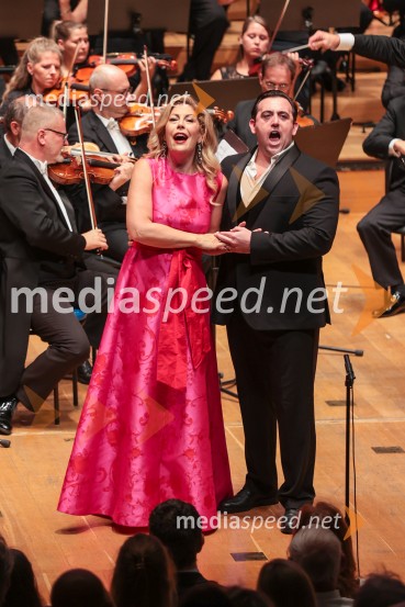  Sondra Radvanovsky, operna pevka;  Jonathan Tetelman, operni pevecOpera Tosca Giacoma Puccinija, Ljubljana Festival