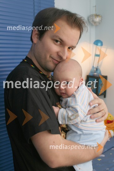 Zvone Tomac in sin NikoNatka Geržina in Zvone Tomac